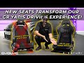 Fixing the worst thing about our GR Yaris - Cobra Nogaro Seat Kit - Factory Tour + Driving Review
