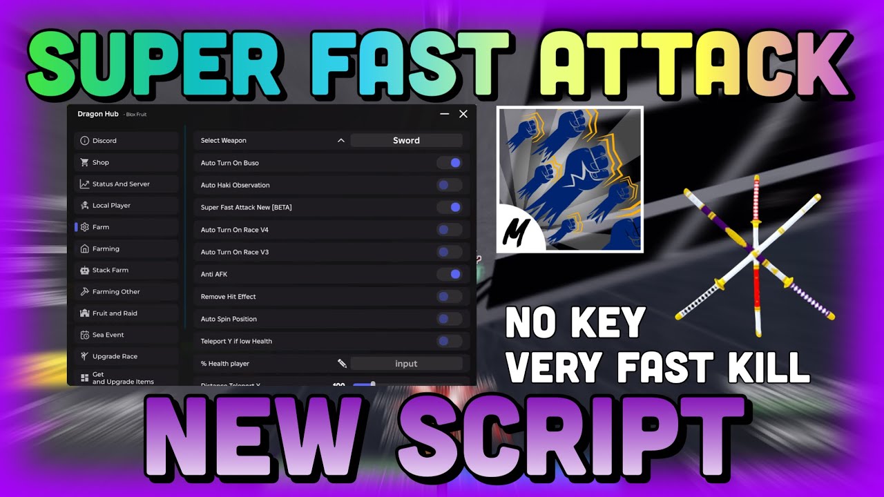 【Blox Fruits】 Super Fast Attack Script is Back!? Auto Farm, Auto Bone