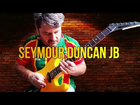 Seymour Duncan JB vs DiMarzio Super Distortion - Lead Tone Comparison (No Talking)