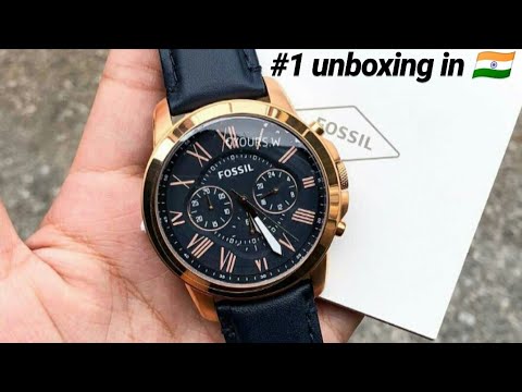 Fossil fs-4835 analog watch unboxing