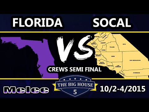 The Big House 5 - Team SoCal Vs. Team Florida - Melee Crews - SSBM