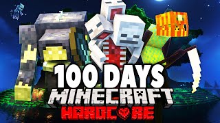I Survived 100 Days in a HORROR MODPACK in Hardcore Minecraft!