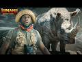 जंगल में Rhino का कहर Epic Helicopter Escape Jumanji Welcome To The Jungle H