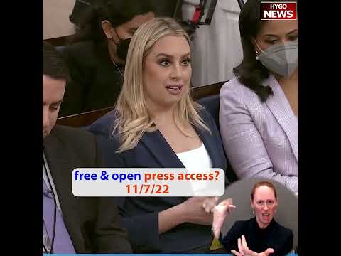 Q: free & open press important democracy? A: disagree with your premise