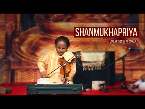 Shanmukhapriya Raga | RTP | Dr L Subramaniam | (Live at Sydney, Australia)