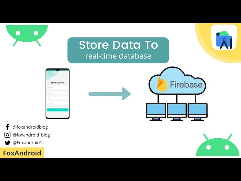 Save Data in Firebase Realtime Database in Android Studio || Firebase Realtime Database || 2021