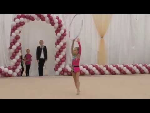 Шлапак Дарья (обруч) 15.11.2014, Ровно "Золота осінь 2014" Кат. А 2007 г.р.