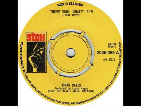 UK New Entry 1971 (212) Isaac Hayes - Theme From ''Shaft''