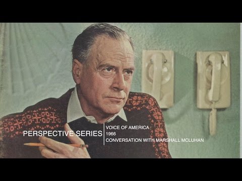 Marshall McLuhan 1966 - Full talk with Prof. Eric Goldman Princeton University