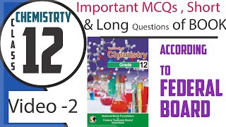 Download Lagu Chemistry-12 Guess Paper Chap 18 to 24 MCQs, Short, Long Questions. Past Papers FBISE Smart Syllabus Thumbnail