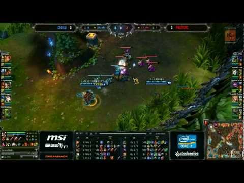 [LOL] CLG.EU vs FNATICRC - DreamHack summer 2012