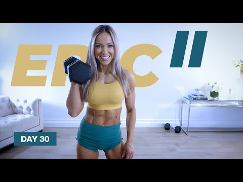 1 Hour Full Body TEMPO TRAINING / Isometric Workout | EPIC II - Day 30