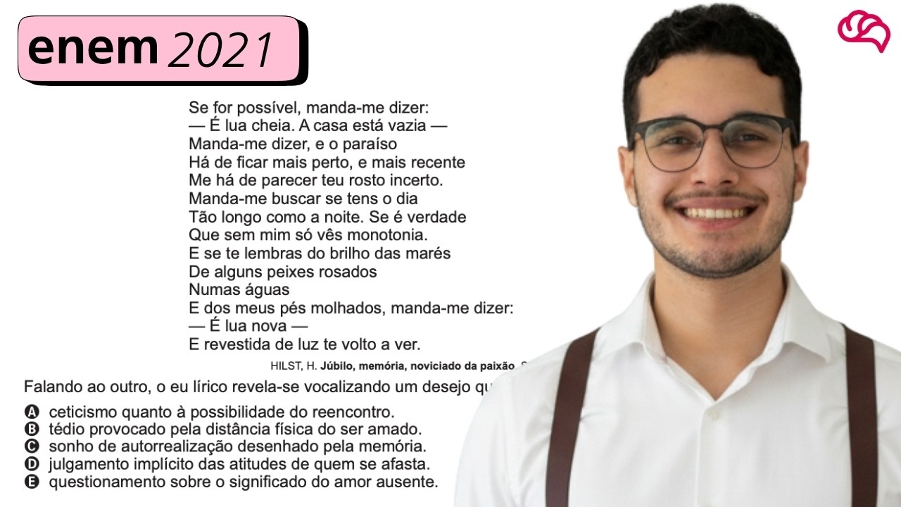 Resolução em Vídeo — Questão 38 ENEM 2021