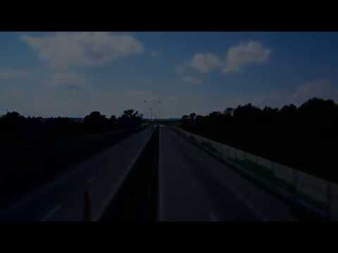 Timelapse - Autostrada A4 - Jędrzychowice zjazd na Zgorzelec