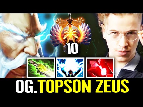 TOPSON Zeus [FULL GAMEPLAY] - Pro Mid Lane Guide | Dota 2 IMMORTAL GAMEPLAY