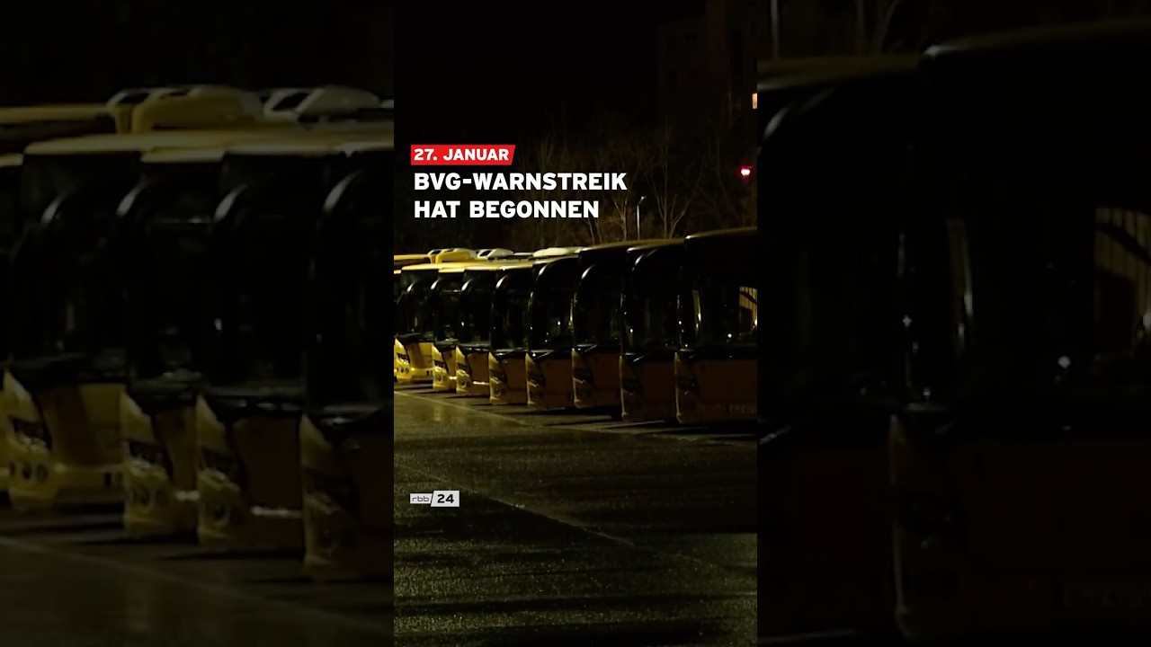 Warnstreik bei der BVG #shorts