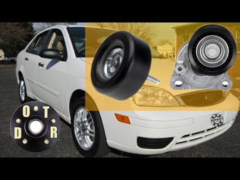 2007 Ford Focus 2.0 Tensioner - Idler Pulley - Serpentine Belt Replacement