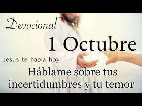 1 de Octubre Devocional del día de hoy |  Devocionales cristianos cortos | Devocionales diarios