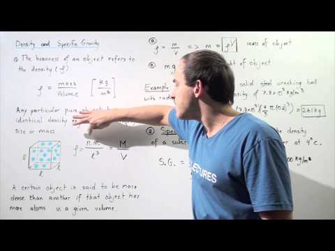 Density and Specific Gravity