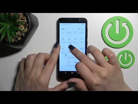 How to Edit Notification Panel Shortcuts on ALCATEL 1 (2022) - Adjust shortcut icons