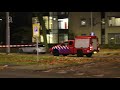 Brand en mogelijk explosie in Rotterdamse woonwinkel