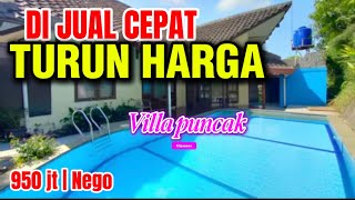 DI JUAL MURAH VILLA CIPANAS PUNCAK !! SUDAH ADA KOLAM BERNANG NYA