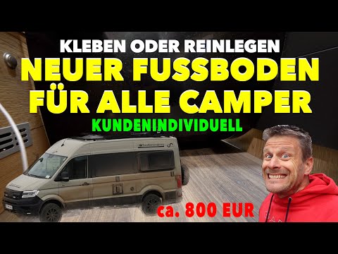 CLOUDPAD, NEUER FUSSBODEN im Camper, keine kalten Füße | Reinigung, Behandlung | Isoliert, robust
