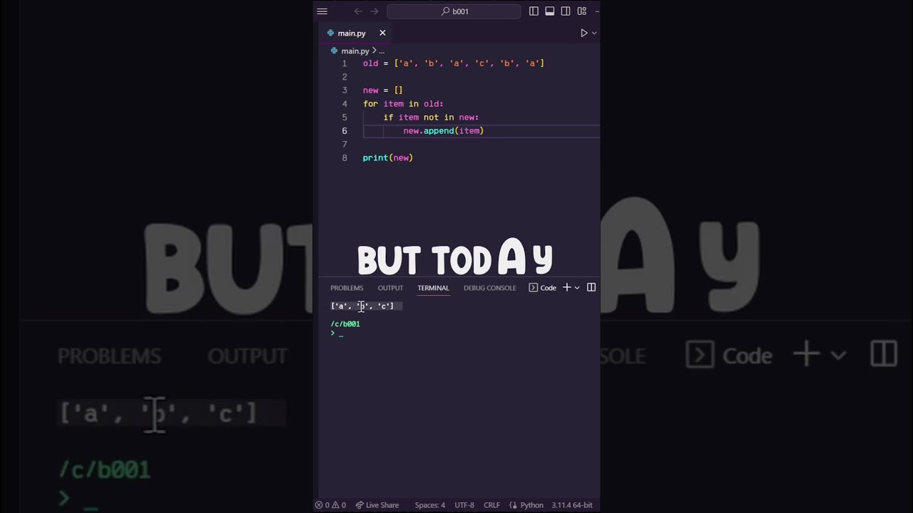 Python Trick I HAD To Share!! #python #programming #coding