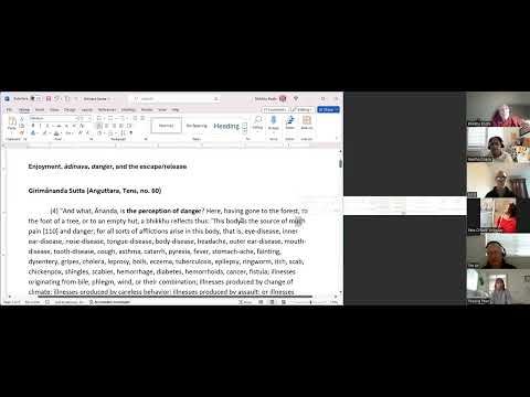 No. 3-1: Perception of Danger 1/2 -- Ven. Bhikkhu Bodhi (3/2/2024)