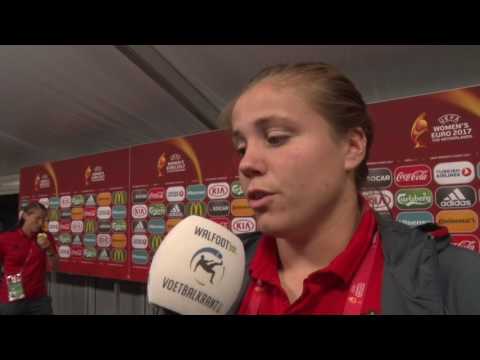 Justien Odeurs na #DENBEL op EK Vrouwenvoetbal