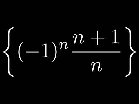 Determine if the Squence Converges or Diverges: Example with an Alternating Sequence