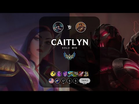 Caitlyn Mid vs Viktor - NA Challenger Patch 13.17