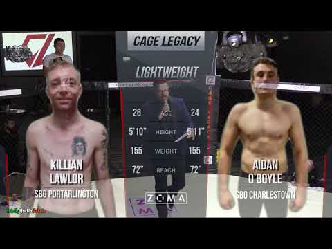 Aidan O’Boyle vs Killain Lawlor - Cage Legacy 13