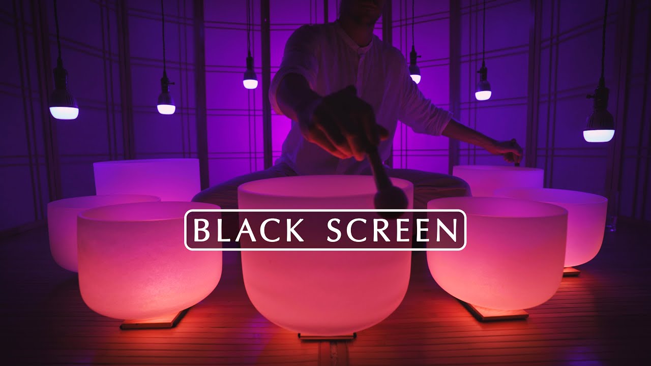 The Perfect Bedtime Sound Bath (Black Screen Version)