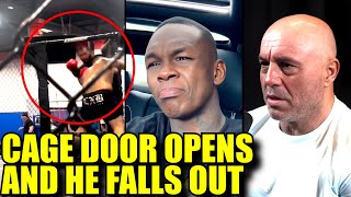 UFC FIGHTER Narrowly escapes injury as he falls out of the cage while sparring,DDP vs Izy?,Joe Rogan