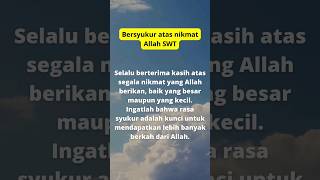 Download lagu Bersyukur atas nikmat Allah SWT #shorts #quotes mp3