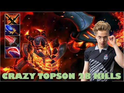 WTF Topson Insane Kill 28 Unstoppable - New Hero Get (Dota 2)