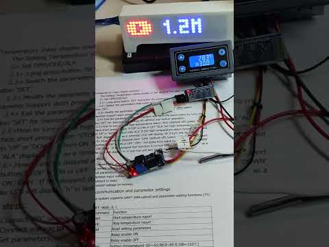 Демонстрация управления термостатом WT01 с телефона через BlueTooTh 16 ноября 2022 г.