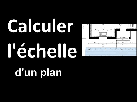 Comment calculer l'échelle d'un plan ?