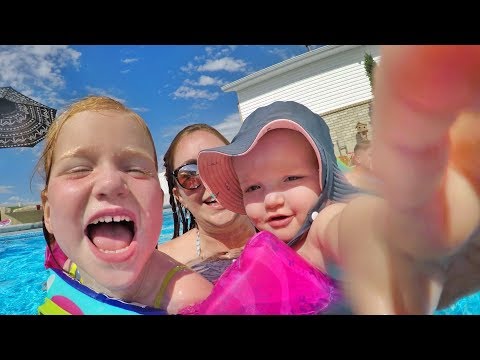 4th of July Family Routine!! Party at the Park, Face Paint, Swimming Pool,  and Fireworks with kids! Video