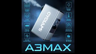 Cyclami A3 Max Mini Bicycle E-Pump 150 PSI Digital Display