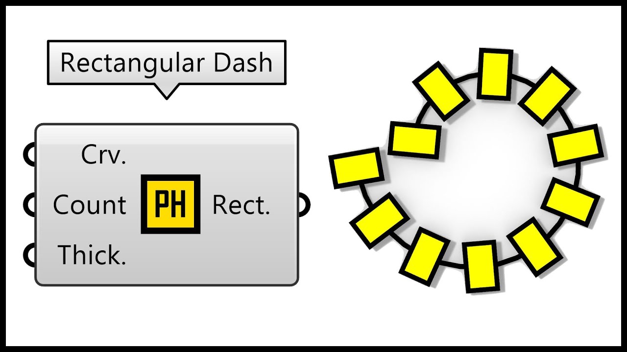 Grasshopper Tutorial (Dash Pattern)