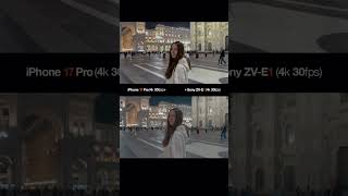 Download lagu iPhone 17 Pro ($1,099) vs Sony Camera ($5,000) ✨ Night test! #sonyzve #iphone17pro #iphone17promax mp3