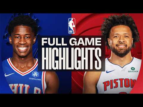 76ERS at PISTONS | FULL GAME HIGHLIGHTS | March 12, 2026