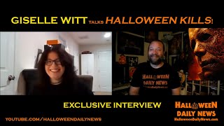 Giselle Witt Interview on Playing Mindy in 'HALLOWEEN KILLS', Facing Michael Myers video