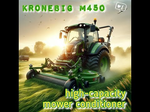 KRONE BiG M 450 CR self-propelled mower.#prostoagro