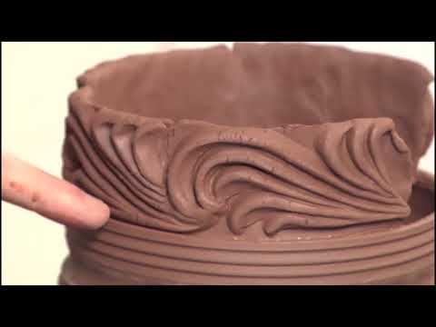 How to Add Press Molded Decorative Elements to a Wheel Thrown Jar | BLAIR CLEMO