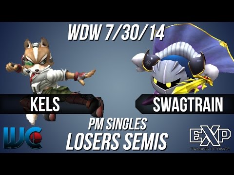 WDW 7/30/14 - Kels (Fox) vs. Swagtrain (Meta Knight) PM Singles Losers Semis