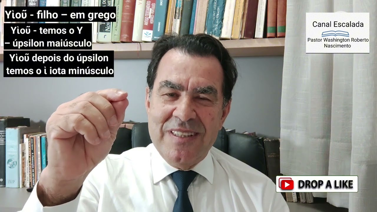 3ª aula do Alfabeto Grego com base no texto Grego do Novo Testamento Faça sua inscrição - Deixe o 👍