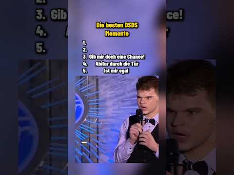Die besten DSDS Momente #viral